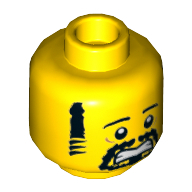 Lego hlava, žlutá (6192666)